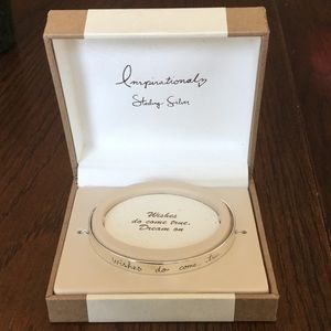 Inspirational 925 sterling silver bangle